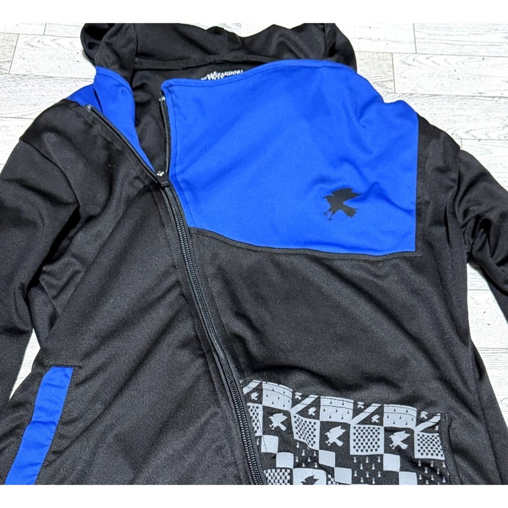 Harry Potter Wizarding World Universal Zip Up Ravenclaw Hoodie Jacket Adult SM